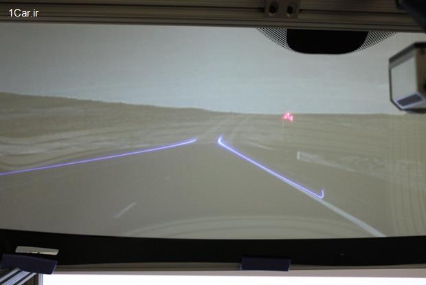 نمایشگر مجازی (Head-Up Display)